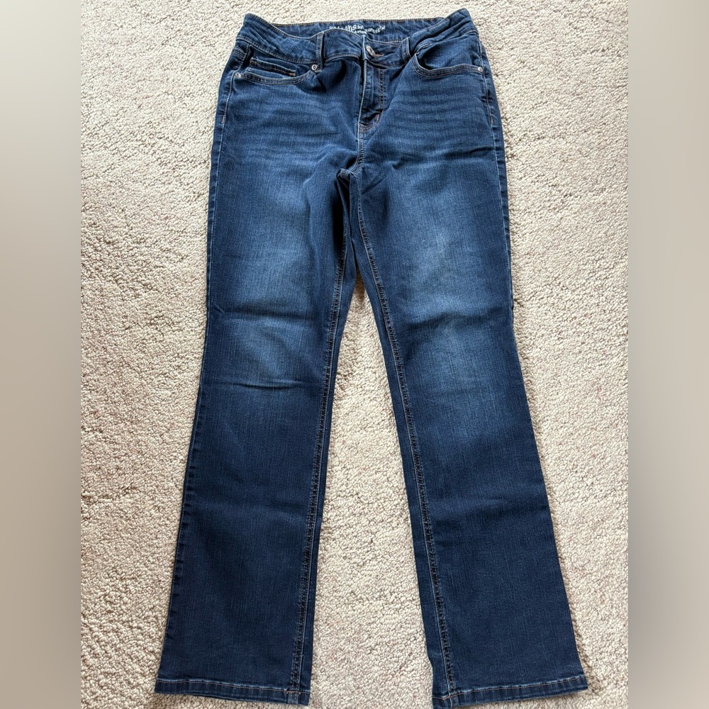 Maurices Dark Blue Boot Cut Jeans